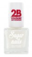 2b Nagellak Sugar Nails 661 Snow White