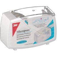 3m Micropore Surgical Tape Dispenser 2,5cm X 9,14m 1530 1/d 1 Stuk