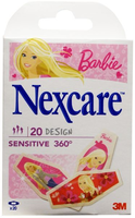 3m Pleister Sensitive Barbie 360 20st