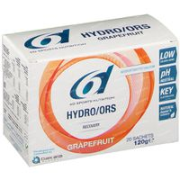 6d Sports Nutrition Hydro/ors Grapefruit 20x6,6 G Zakjes