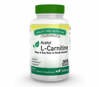 Acetyl L Carnitine 500mg (non Gmo) (200 Vegicaps)   Health Thru Nutrition