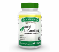 Acetyl L Carnitine 500mg (non Gmo) (60 Vegicaps)   Health Thru Nutrition