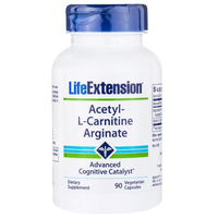 Acetyl L Carnitine Arginate (90 Veggie Capsules)   Life Extension
