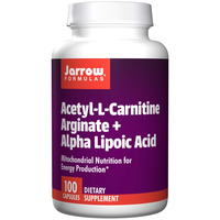 Acetyl L Carnitine Arginate + Alfa Liponzuur (100 Capsules)   Jarrow Formulas