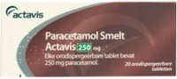Actavis Paracetamol 250mg 20 Stuks