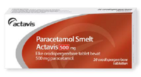 Actavis Paracetamol Smelt 500 Mg