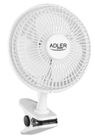 Adler Ventilator Ad 7317 15 Cm   Incl. Clip En Voet