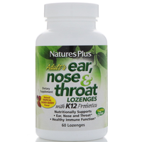 Adult's Ear   Nose & Throat Lozenges   Natural Tropical Cherry Berry (60 Lozenges )   Nature's Plus