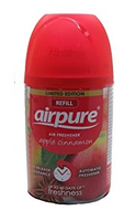 Airpure Air O Matic Luchtverfrisser Navulling   Appel Kaneel 250 Ml