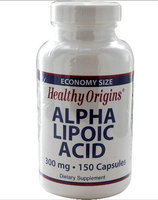 Alfa Liponzuur, 300 Mg (150 Capsules)   Healthy Origins