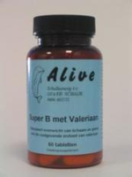 Alive Vitamine B & 100 Mg Valeriaan 60tab