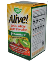 Alive! Vitamine C 100% Whole Food Complex (120 Vcaps)   Nature's Way