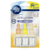 Ambi Pur Electric Luchtverfrisser Navulling 3volution   Anti Tabacco 20 Ml