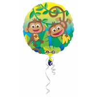 Helium Ballon Jungle Apen 43 Cm