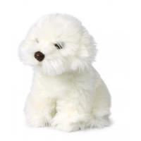Witte Maltezer Knuffel Hond 18 Cm