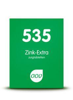 Aov 535 Zink Extra Zuigtabletten Meeneemverpakking 30 Tabletten