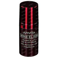 Apivita Wine Elixir Anti Rimpel Oog  En Lipcrème 15 Ml