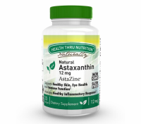 Astaxanthin 12mg   Natural (non Gmo) (30 Softgels)   Health Thru Nutrition