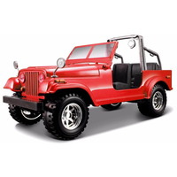 Modelauto Jeep Wrangler Cabrio 1:24