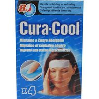 Be Cool Cura Cool Migraine Strips 4 Stuks