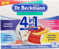 Dr. Beckmann Anti Kleurdoorloop   4in1 Zakjes 10stuks