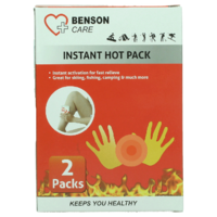 Benson Instant Hot Warmtepack   2 Stuks