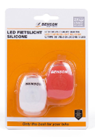 Benson Siliconen Led Fietslampjes Voor En Achter   Rood En Wit