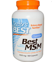 Best Msm, 1000 Mg (180 Capsules)   Doctor's Best