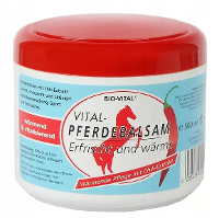 Bio Vital Crème Verwarmende Paardenbalsem Chili   500 Ml.