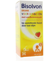 Bisolvon Drank Kind Aardbeien 4mg/5ml