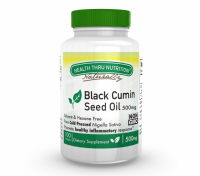 Black Seed Oil (cold Pressed) 500 Mg (non Gmo) (100 Softgels)   Health Thru Nutrition