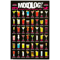 Bar Poster Met Cocktails