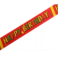 Feest Tape Happy Birthday 6 Meter