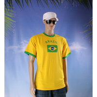 Feestartikelen Geel Brazil Shirt