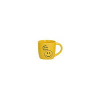 Gele Koffie Beker Met Smiley Type 2