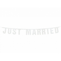 Getrouwd Versiering Banner Just Married