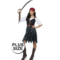 Grote Maat Feest Piraat Verkleedoutfit Voor Dames