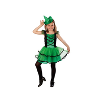 Halloween   Groen Heksenjurkje Voor Meisjes