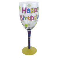 Happy Birthday Glas Voor Elke Verjaardag