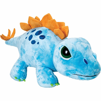 Jumbo Dino Knuffel Stegosaurus Blauw 65 Cm