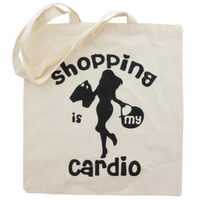 Katoenen Tote Bag Cardio Shopping