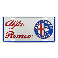 Kentekenplaat Alfa Romeo