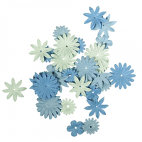 Papieren Hobby Bloemen Blauw