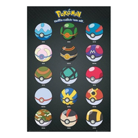 Pokemon Poster Pokeballs