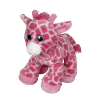 Roze Giraffe Knuffel 22 Cm