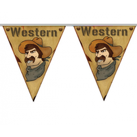 Wild West Versiering Vlaggenlijn 5 M
