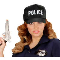 Zwarte Politie Pet Voor Volwassenen