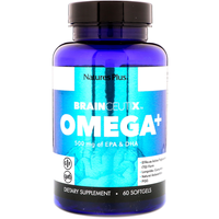 Brainceutix Omega+ 500 Mg (60 Softgels)   Nature's Plus