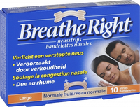 Breathe Right   Neusstrips Medium/large10 Stuks