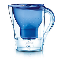 Brita Startpakket 12 Waterfilterpatronen + Gratis Marella Cool Blauw Waterkan